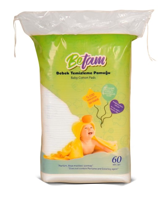 Betam Bebek Temizleme Pamuğu 60'lı