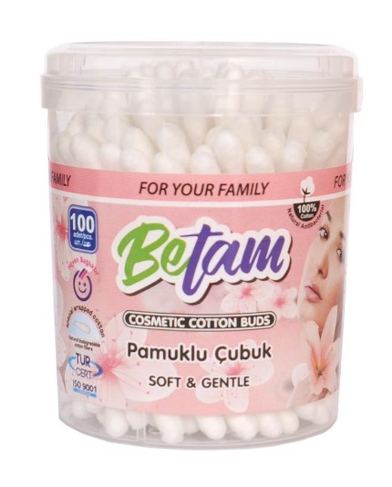 Betam Kavanoz Kulak Çubuğu 100'lü