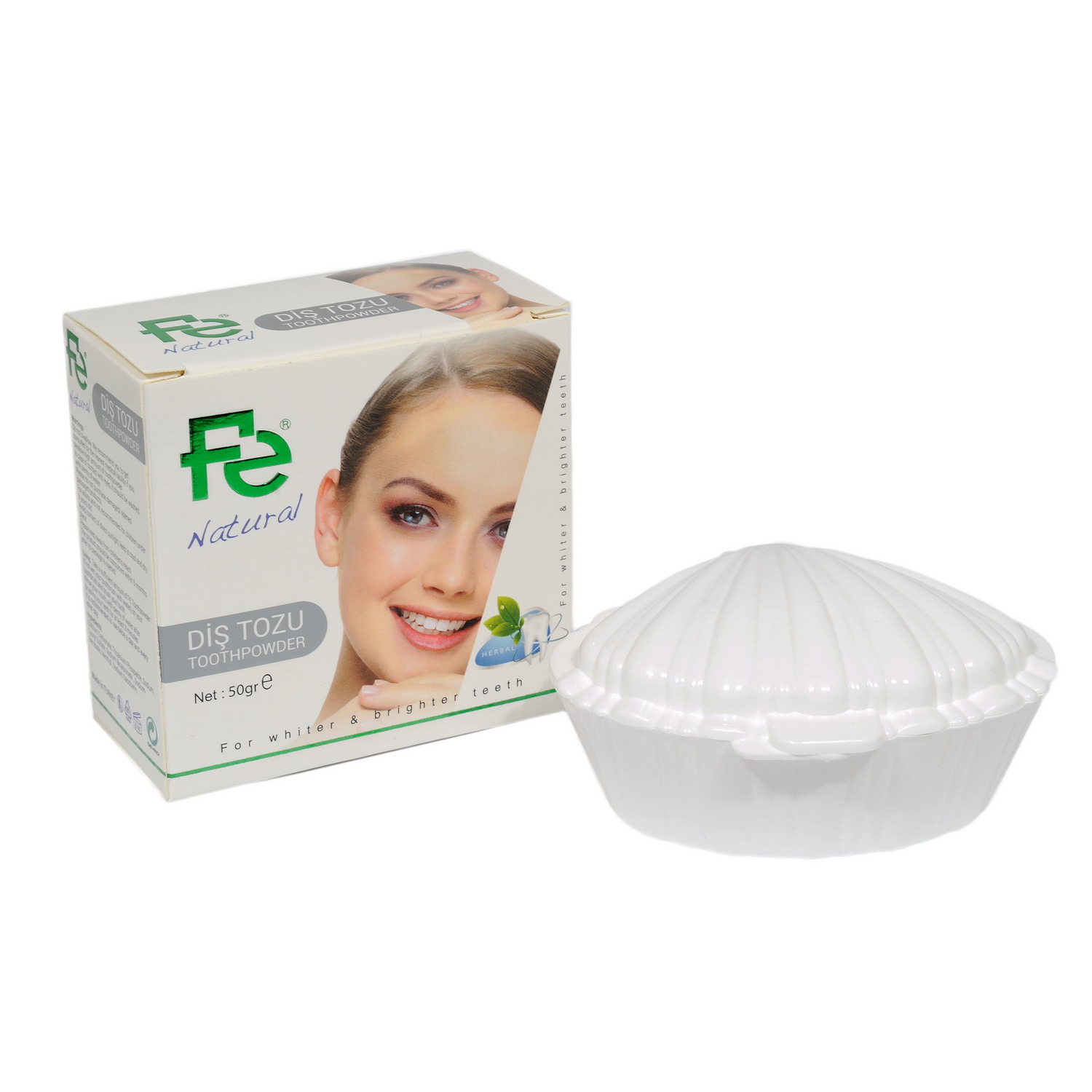 Fe Diş Tozu Naturel / Herbal 50 Gr.
