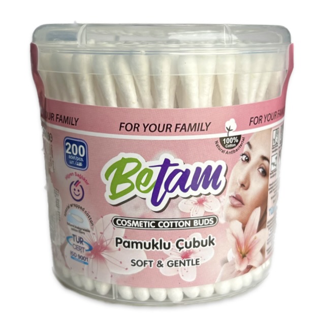 Betam Kavanoz Kulak Çubuğu 200'lü
