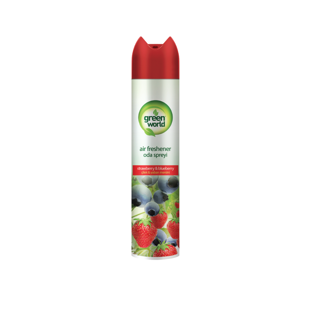 Green World Çilek & Yaban Mersini Oda Spreyi 300 ML