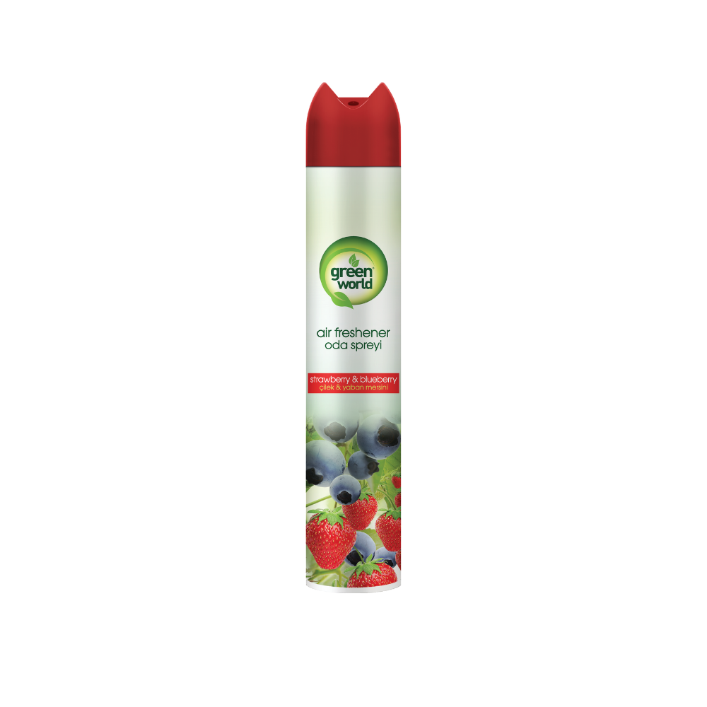 Green World Çilek & Yaban Mersini Oda Spreyi 400 ML
