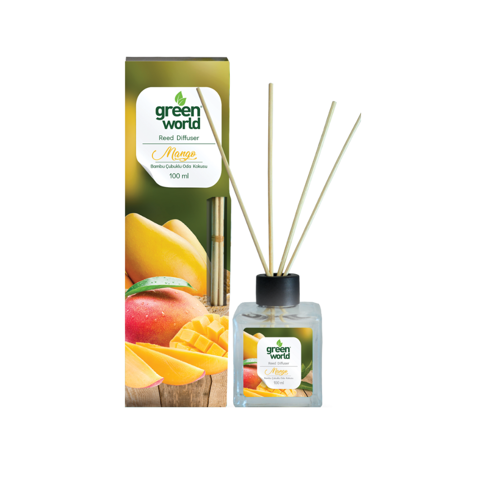Green World Bambu Çubuklu Oda Kokusu Mango 100 ML