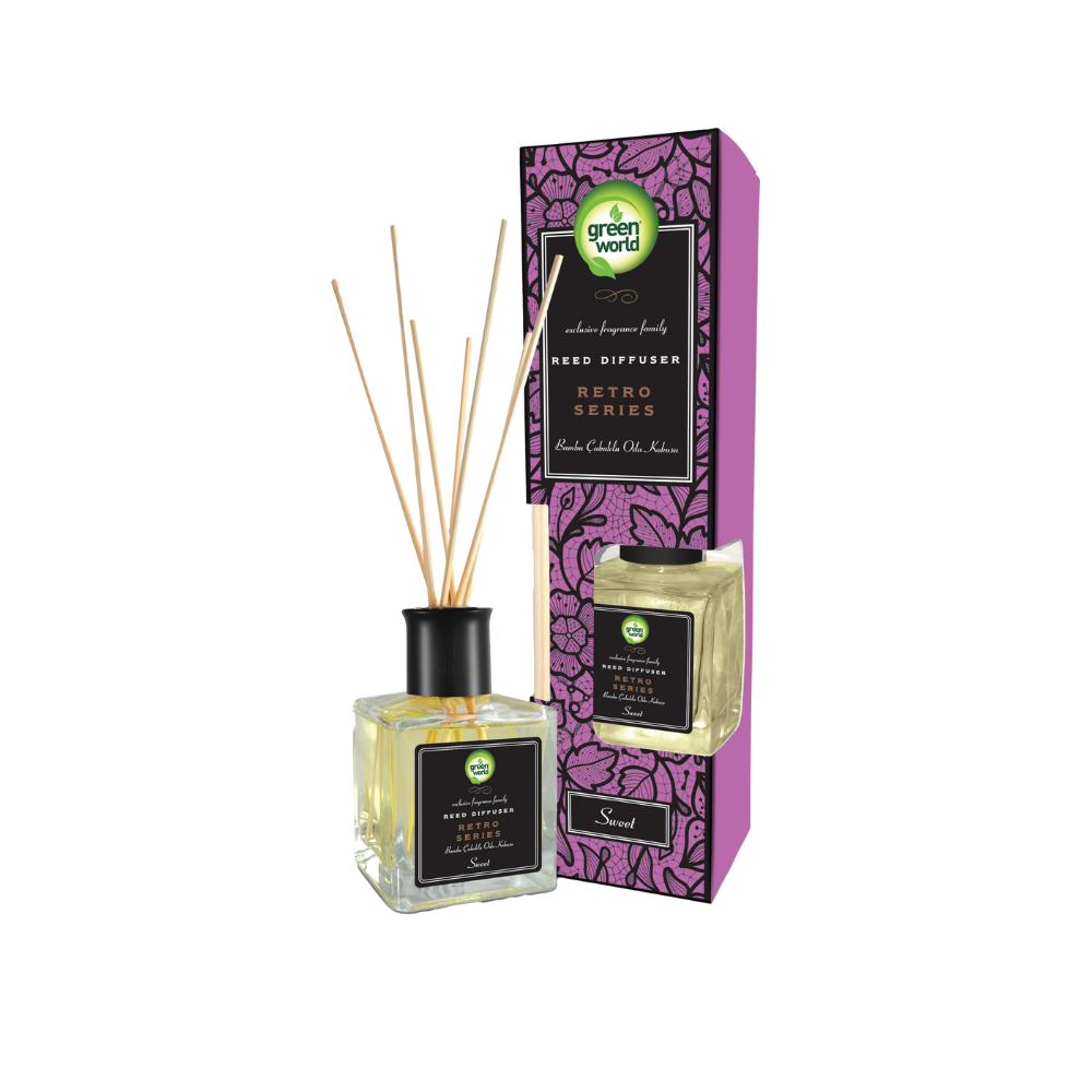 Green World Retro Bambu Çubuklu Oda Kokusu Sweet 100 ML